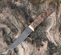 Нож Граф из дамасской стали купить на сайте koval-knife.shop