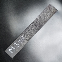 Заготовка для ножа из стали М-390 размеры: 200х30х3.6 мм