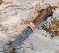 Нож Норвег из мозаичной дамасской стали  купить на  сайте koval-knife.shop