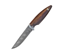 Нож Грибник из мозаичной дамасской стали  купить на  сайте koval-knife.shop